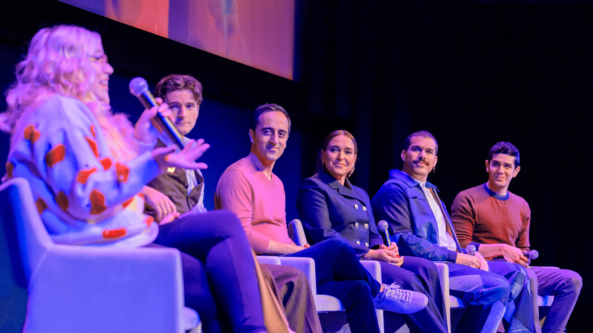 panelists on stage at tvfest