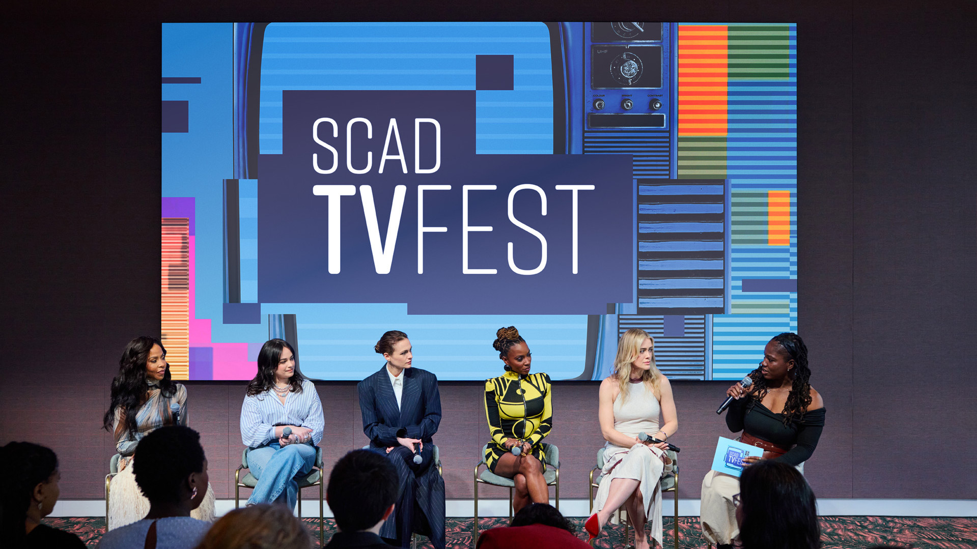 panelists on stage at tvfest