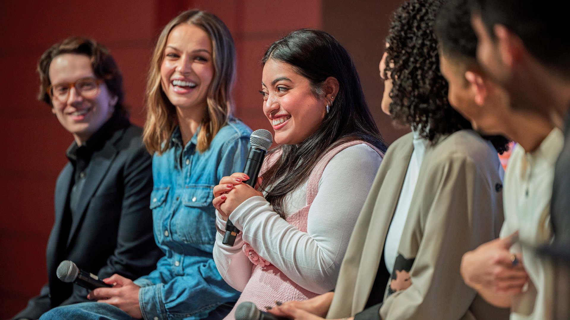 panelists on stage at tvfest