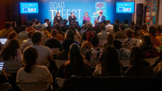 SCAD tvfest panel with audience